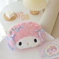 thumbnail image 3 of Sanrio-Manta de almohada de muñeca grande y exquisita, dos en uno cojín, reposacabezas de coche, cubierta de cinturón de seguridad, dibujos animados, Super suave, lindo, Melody Sheep, 3 of 4