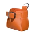 thumbnail image 2 of koolsoo Car Air Vent Organizer Easy Installation Universal PU Leather Storage Pocket Orange, 2 of 9