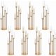 thumbnail image 1 of Juego de 8 centros de mesa de 35 pulgadas para velas doradas para mesas, portacandelabros, centros de mesa de boda, decoración de mesa, pantalla acrílica compatible con velas LED de 0.9 pulgadas, 1 of 11
