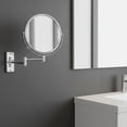 thumbnail image 7 of Jerdon Wall-Mounted Magnifying Mirror - Bathroom Makeup Mirror with 5X Magnification - 8-Inch Diameter - Chrome Finish - Model JP7506CF, 7 of 7