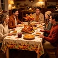thumbnail image 6 of OCCOA 20 Piece Thanksgiving Disposable Tableware Set with Fall Pumpkin Design, Paper Plates Cups Napkins for Harvest Party Decoration, E, 6 of 6