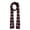 Red, variant on UJNDER Scarf for Women Striped Knitted Neck Fashion Long Style Decorative Neckerchief Warmer Cozy Soft Wrap