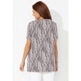 thumbnail image 2 of Catherines Women's Plus Size Easy Fit Short Sleeve V-Neck Tunic, 2 of 6