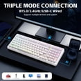 thumbnail image 3 of Teclado para juegos LEOBOG AULA F99 inalámbrico mecánico RGB, 3 of 8