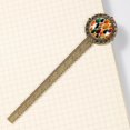 thumbnail image 4 of Thanksgiving leaves Antique Bronze Lace Bookmark: Ideal Book Accessory for Readers and Book Lovers, 4 of 5