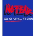 thumbnail image 4 of No Fear "Does Not Play Well with Others" Youth Natural Crew Neck Short Sleeve Tee-XXL, 4 of 4