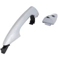 thumbnail image 4 of Front Right (Passenger Side) Exterior Door Handle Compatible with 2012-2017 Hyundai Accent Chrome With Key Hole 826611R000CA-PFM Sport Value Edition GL GLS GS LE SE New OE Replacement, 4 of 8