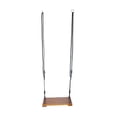 thumbnail image 1 of Asiento De Columpio De Madera Con Cuerda Colgante, Asiento De Banco Plano Duradero Para Jardín Y Patio, 1 of 9