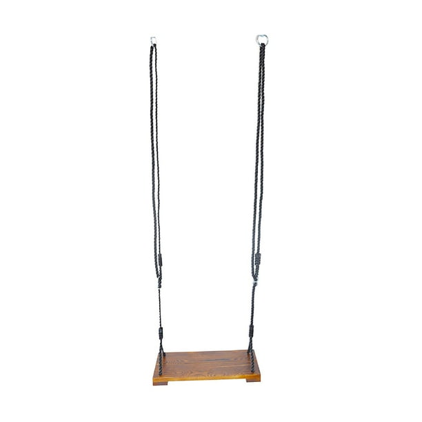 Asiento oscilante,Asiento de columpio de madera Juegos de columpios de madera Juego de juego,Columpio de árbol de madera para columpio de parque infantil para niños adultos,Silla de columpio