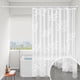thumbnail image 1 of The EVA Material Shower Curtain Has A Weight At The Bottom The Shower Curtain Is Impermeable And Does Not Require Drilling It Is Equipped With Hooks Waterproof Shower Curtain with Hooks, 1 of 8