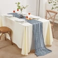 thumbnail image 3 of Tapete de mesa AGIRL, gasa bohemio, color azul, 89 x 305 cm, paquete de 6, 3 of 7