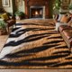 thumbnail image 1 of Alfombra DweIke con Estampado de Tigre 122x183 cm, Suave, Lavable y Antideslizante, 1 of 8
