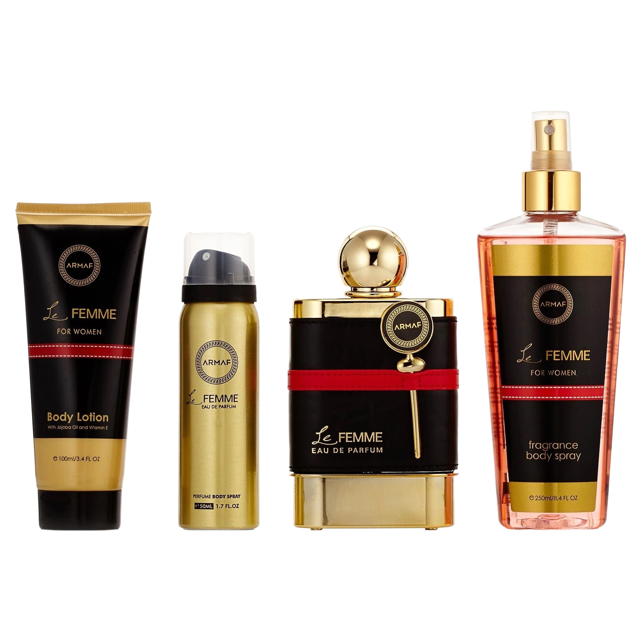 Armaf Le Femme Perfume Gift Set for Women, 4 Pieces
