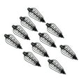 thumbnail image 3 of 10pcs 6 Wire Method Carp Fishing Feeder Swim Feeders Spring Lead Sinker 15-30g, 3 of 10