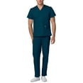 thumbnail image 2 of Adar Mens Medical Scrubs Set Medical Uniforms - Roomy Fit (30 Colors), 2 of 7