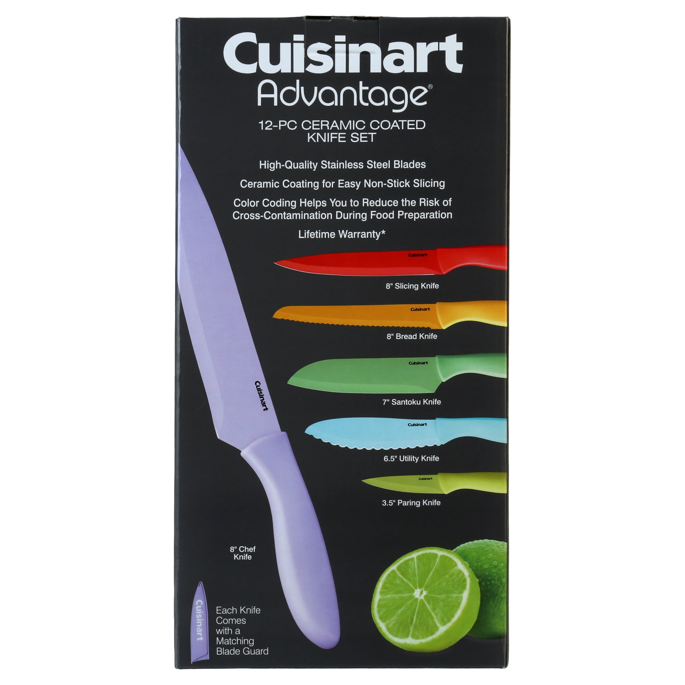 Cuisinart Advantage Printed Color 12-Piece Knife Set C55-12PR2 - The Home  Depot