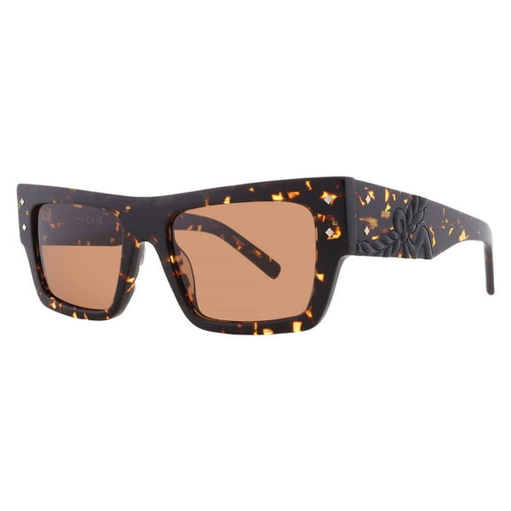MCM Brown Browline Unisex Sunglasses MW0014 52E 53