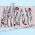 thumbnail image 4 of Polvos de cobertura total SKin-Focus, base de maquillaje, polvos compactos ligeros con control de grasa, set de 14 brochas de maquillaje, polvos sueltos, sombras de ojos, rubor, iluminador, brocha de, 4 of 4