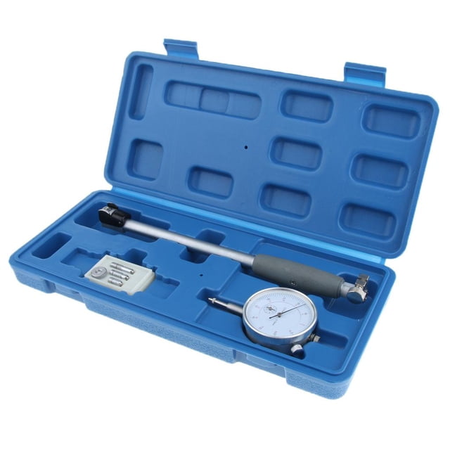 Medidor de Calibre de de Diámetro Interior 35-50 Mm / 0,01 Mm Micrómetro Indicador de , con Yunques Intercambiables de material acero Inoxidable kusrkot Indicador de dial mecánico