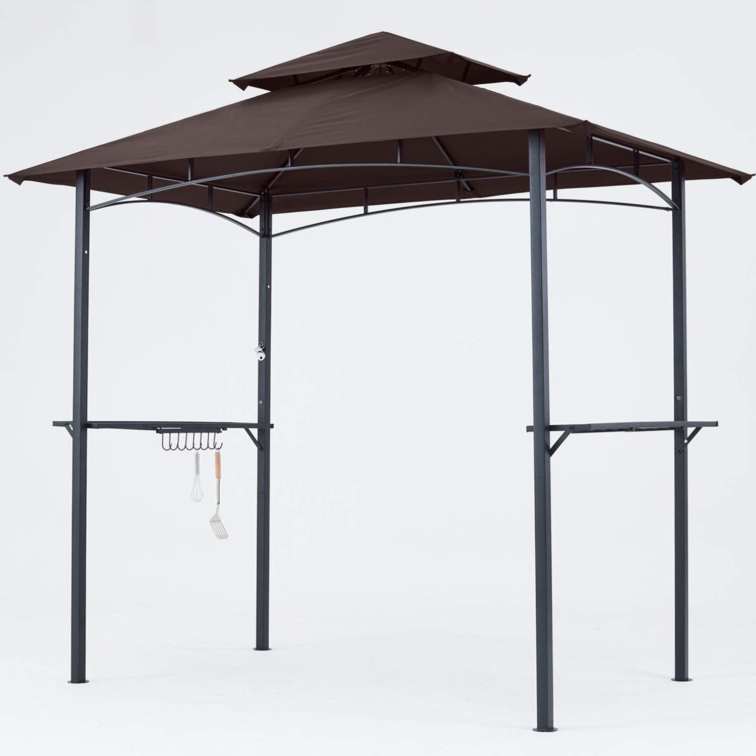 Double Tiered Outdoor BBQ Gazebo Canopy 