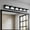 Black + 6-Lights, variant on ACE-LIGHTS,5-Light Modern Bathroom LED Vanity Light With Acrylic Lampshade,Bathroom Wall Lighting for Bathroom,Dressing Room,Bedroom,Living Room(Black)