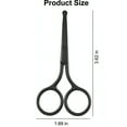 thumbnail image 2 of FACEGA Nose Hair Scissors,Precise Beard Scissors for Men,Multi-Use Hair Cutting Shears for Grooming,Nose Hair Scissors for Eyebrow & Cuticle Detailing, 2 of 7