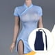 thumbnail image 5 of Vestido de mujer a escala 1:6, figura de acción de 12 pulgadas, ropa, crea tus propias muñecas, vístete Azul, 5 of 9