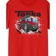 thumbnail image 6 of Tonka Fire Truck Adult Red Crew Neck Short Sleeve T-shirt-XS, 6 of 7