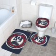 thumbnail image 3 of Juego de alfombras de baño de 3 piezas del equipo Patriots Alfombra antideslizante para baño de 31,5 x 20 pulgadas, 3 of 7