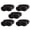 Black-7MM thick, variant on 10 Pack Heel Grips for High Heels, Self-Adhesive Shoe Heel Pads for Loose Shoes and Blister Prevention