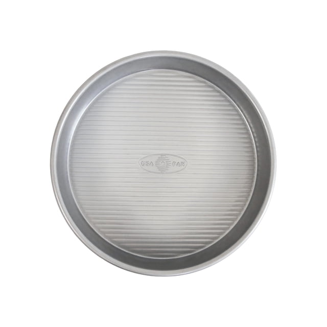 Cake Pan USA Sartén redonda de acero aluminizado de 9 pulgadas, antiadherente