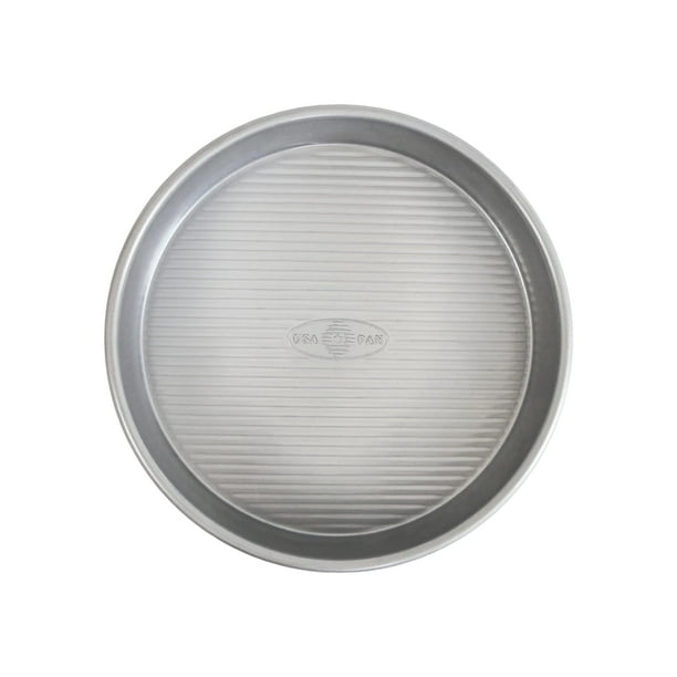 Cake Pan USA Sartén redonda de acero aluminizado de 9 pulgadas, antiadherente