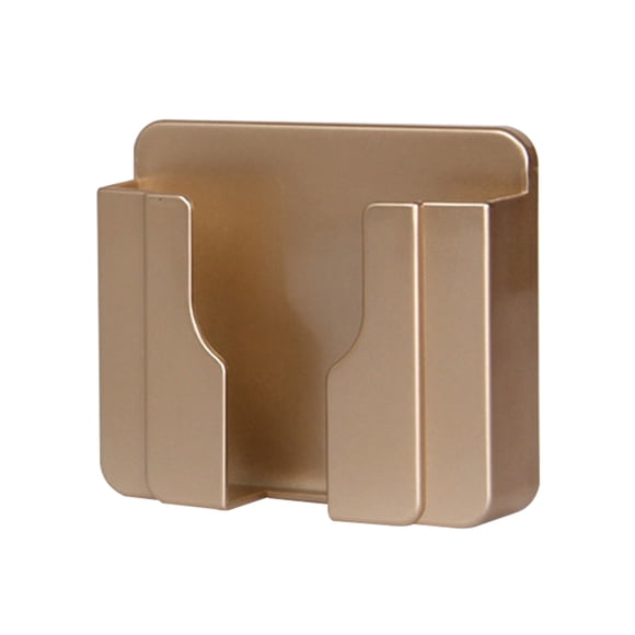Bearachild Soporte colgante para carga de teléfono móvil, caja de almacenamiento montada en soporte de Control remoto masculino multifunción montado en Almacenamiento y organización del hogar oro Bearachild HA004107-02