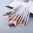 thumbnail image 2 of Ensemble d'Outils de Pinceaux de Maquillage FLD 5/15 Pcs Poudre Cosmétique Fard à Paupières Fond de Teint Blush Mélange Beauté Pinceau de Maquillage, 2 of 35