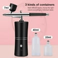 Airbrush with Compressor Spray Gun for Painting Modeling Crafts Nail