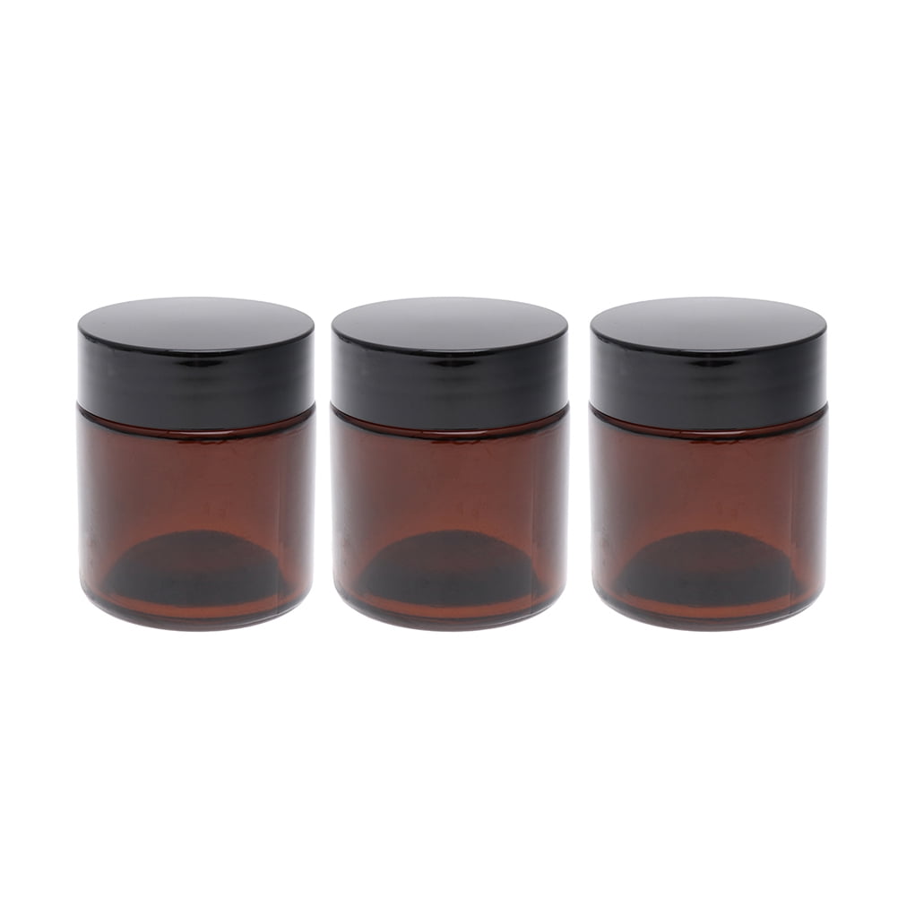 WHAMVOX  6 Pcs Cream Bottle Travel Toiletries Container Bottles Brown