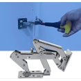 thumbnail image 3 of 2025 Latest Model 170 Degree Hinges Frameless Cabinet Door Hinges Hidden, 3 of 5