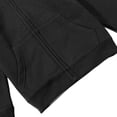 thumbnail image 5 of Bienzoe Boy's Anti-Pilling Soft Fleece Zipper School Uniform Hoodie Black 7, 5 of 8