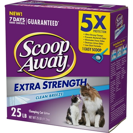 Scoop Away Extra Strength, Scented Cat Litter, 25 lbs