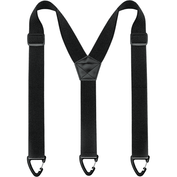 DUHKP Hidden Suspenders for Men Under Clothes with 3 Snap Loop (1.48" Wide)