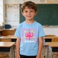 thumbnail image 2 of Riecok 100th Day of School Shirts Boys Girls Crewneck Celebration Tees Funny Colorful Printed Short Sleeve Tops, 2 of 8