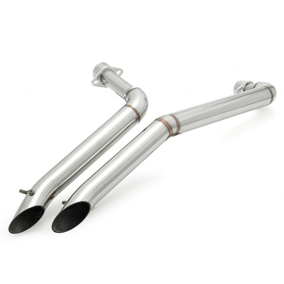 For Honda Shadow 1100 VT1100 Spirit Sabre Ace Dual Exhaust Muffler Pipes System 1997-2007 2000 2001 2002