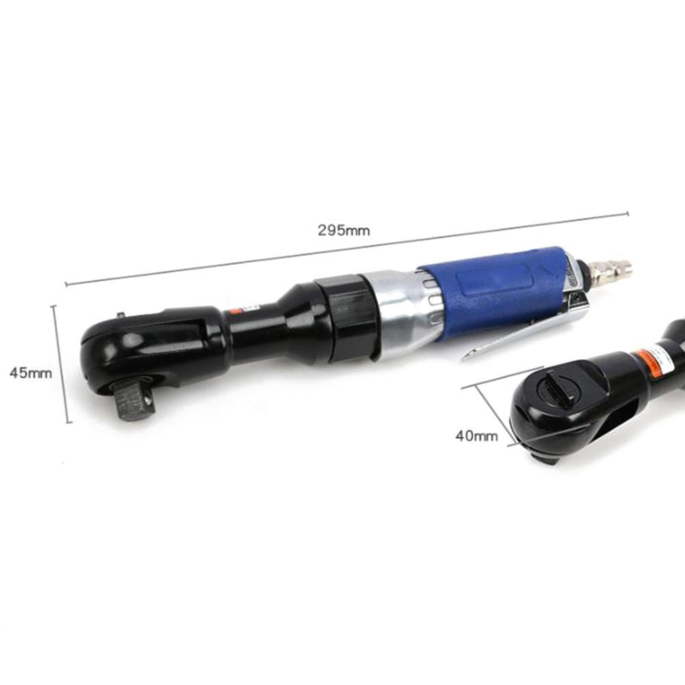 1/4 3/8Inch 90 Degree Pneumatic Air Ratchet Wrench Powered Ratchet Impact-Socket Wrench Power Right Angle Spanner Tools A Fangkenuo