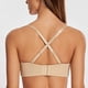 thumbnail image 5 of Sujetador MELENECA sin tirantes para mujer, sin forro, beige 36DD, 5 of 5