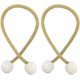 thumbnail image 5 of Magnetic Curtain Tie Backs, Magnetic Curtain Clips Rope Curtain Holder Buckles Small Bead Curtain Buckle Clips Rope Holders for Home Office Hotel Window Decoration (2-PACK, Pink), 5 of 5