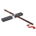 thumbnail image 1 of Flauta Enchufable Amargo Flauta de Bambú Dizi Tradicional Hecho a Mano Musical Chino Instrumento de Viento de Madera Clave de C Nivel de Estudio Desempeño Profesional Tomshoo  Flauta, 1 of 6
