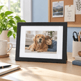 thumbnail image 5 of Scholartree 8 x 10 Wood Picture Frames Set of 2- Front Loading Basic Tabletop Picture Frame, Black, 5 of 5
