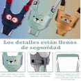 thumbnail image 3 of Arnés Correa Para Niños Caminar Portabebé Seguridad Algodón Modelo Verde, 3 of 4