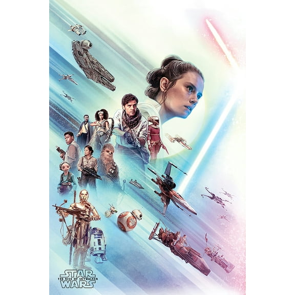 Star Wars: Episode IX - The Rise Of Skywalker - Movie Poster (Rey & Friends)