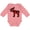 Mauve, variant on Inktastic Moose Silhouette Plaid Boys or Girls Long Sleeve Baby Bodysuit